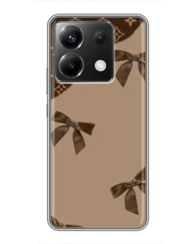 Чехол для Xiaomi POCO X6 5G с картинкой «LV — кофейный атлас» Чехол для Xiaomi POCO X6 5G с картинкой «LV — кофейный атлас»