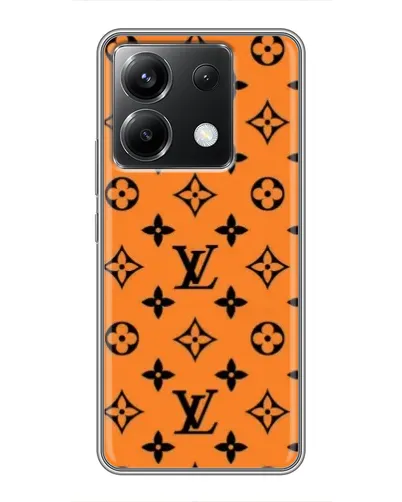 Чехол для Xiaomi POCO X6 5G с картинкой «Оранжевый стиль LV» Чехол для Xiaomi POCO X6 5G с картинкой «Оранжевый стиль LV»