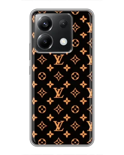 Чехол для Xiaomi POCO X6 5G с картинкой «Золотая монограмма LV» Чехол для Xiaomi POCO X6 5G с картинкой «Золотая монограмма LV»