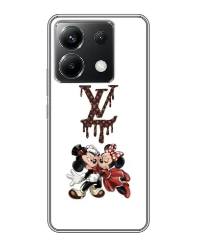Чехол для Xiaomi POCO X6 5G с картинкой «LV и Микки Маус» Чехол для Xiaomi POCO X6 5G с картинкой «LV и Микки Маус»