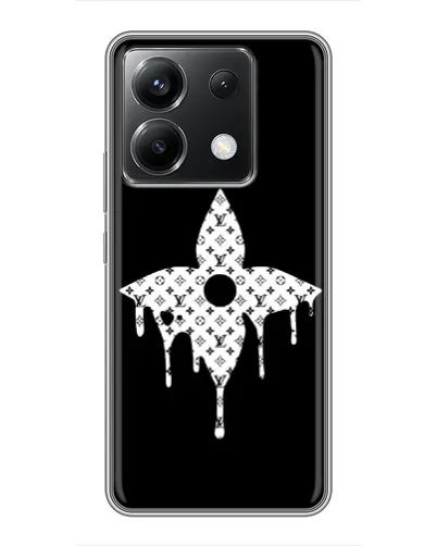 Чехол для Xiaomi POCO X6 5G с картинкой «Цветочная монограмма» Чехол для Xiaomi POCO X6 5G с картинкой «Цветочная монограмма»