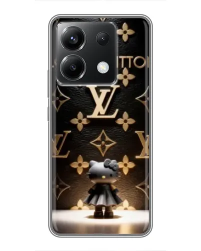 Чехол для Xiaomi POCO X6 5G с картинкой «Монограмма с фигурой» Чехол для Xiaomi POCO X6 5G с картинкой «Монограмма с фигурой»