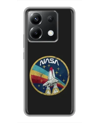 Чехол для Xiaomi POCO X6 5G с картинкой «NASA — эмблема миссии» Чехол для Xiaomi POCO X6 5G с картинкой «NASA — эмблема миссии»
