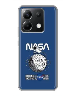 Чехол для Xiaomi POCO X6 5G с картинкой «NASA — лунная миссия» Чехол для Xiaomi POCO X6 5G с картинкой «NASA — лунная миссия»