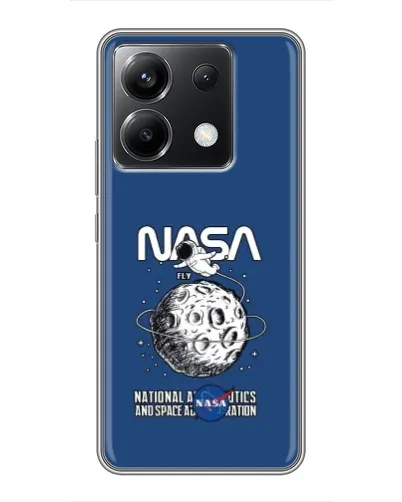 Чехол для Xiaomi POCO X6 5G с картинкой «NASA — лунная миссия» Чехол для Xiaomi POCO X6 5G с картинкой «NASA — лунная миссия»