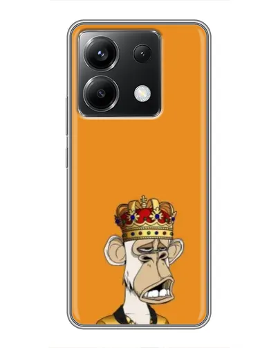 Чехол для Xiaomi POCO X6 5G с картинкой «Золотая обезьяна Bored Ape» Чехол для Xiaomi POCO X6 5G с картинкой «Золотая обезьяна Bored Ape»