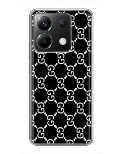 Чехол для Xiaomi POCO X6 5G с картинкой «Gucci — сетчатый паттерн»