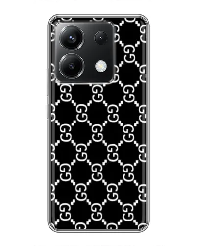 Чехол для Xiaomi POCO X6 5G с картинкой «Gucci — сетчатый паттерн»