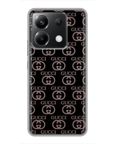 Чехол для Xiaomi POCO X6 5G с картинкой «Классическая монограмма Gucci»