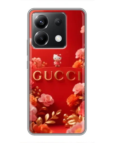 Чехол для Xiaomi POCO X6 5G с картинкой «Gucci — золотой сад»