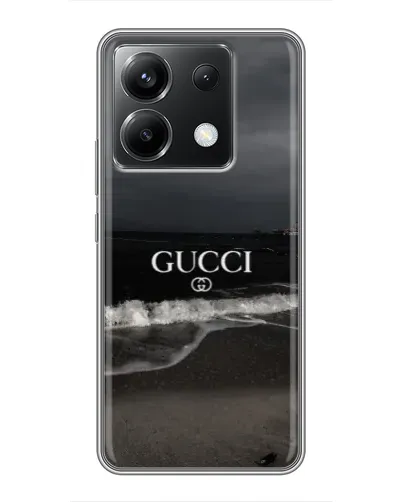 Чехол для Xiaomi POCO X6 5G с картинкой «Gucci — морской прибой»