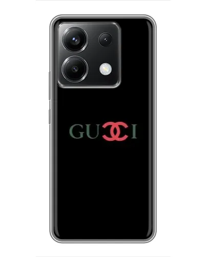 Чехол для Xiaomi POCO X6 5G с картинкой «Gucci — красный градиент»