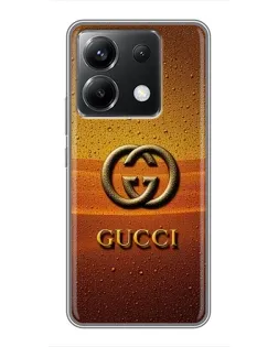 Чехол для Xiaomi POCO X6 5G с картинкой «Gucci — солнечный градиент»