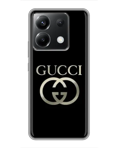 Чехол для Xiaomi POCO X6 5G с картинкой «Gucci — золото на черном» Чехол для Xiaomi POCO X6 5G с картинкой «Gucci — золото на черном»