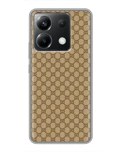 Чехол для Xiaomi POCO X6 5G с картинкой «Gucci — классический беж»