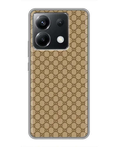 Чехол для Xiaomi POCO X6 5G с картинкой «Gucci — классический беж» Чехол для Xiaomi POCO X6 5G с картинкой «Gucci — классический беж»