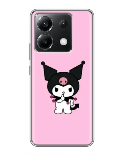 Чехол для Xiaomi POCO X6 5G с картинкой «Kuromi — розовая нежность» Чехол для Xiaomi POCO X6 5G с картинкой «Kuromi — розовая нежность»