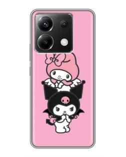 Чохол для Xiaomi POCO X6 5G з картинкою «My Melody та Kuromi» Чохол для Xiaomi POCO X6 5G з картинкою «My Melody та Kuromi»
