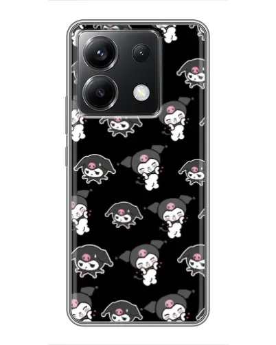 Чехол для Xiaomi POCO X6 5G с картинкой «Черный паттерн Kuromi» Чехол для Xiaomi POCO X6 5G с картинкой «Черный паттерн Kuromi»