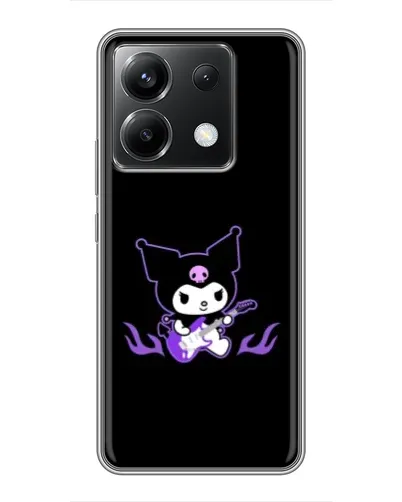 Чехол для Xiaomi POCO X6 5G с картинкой «Электрическая Kuromi» Чехол для Xiaomi POCO X6 5G с картинкой «Электрическая Kuromi»