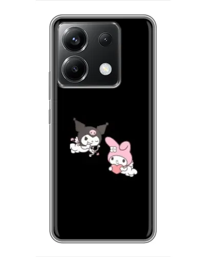 Чехол для Xiaomi POCO X6 5G с картинкой «My Melody и Kuromi» Чехол для Xiaomi POCO X6 5G с картинкой «My Melody и Kuromi»