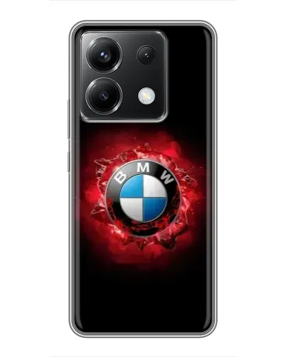 Чехол для Xiaomi POCO X6 5G с картинкой «Логотип BMW — вспышка» Чехол для Xiaomi POCO X6 5G с картинкой «Логотип BMW — вспышка»