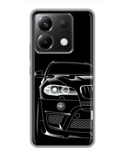Чехол для Xiaomi POCO X6 5G с картинкой «Темный силуэт BMW» Чехол для Xiaomi POCO X6 5G с картинкой «Темный силуэт BMW»