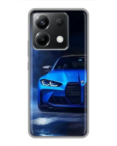 Чехол для Xiaomi POCO X6 5G с картинкой «Голубая BMW M4» Чехол для Xiaomi POCO X6 5G с картинкой «Голубая BMW M4»