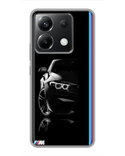 Чехол для Xiaomi POCO X6 5G с картинкой «Силуэт BMW в темноте» Чехол для Xiaomi POCO X6 5G с картинкой «Силуэт BMW в темноте»