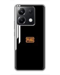 Чехол для Xiaomi POCO X6 5G с картинкой «PUBG — вертикальные линии»