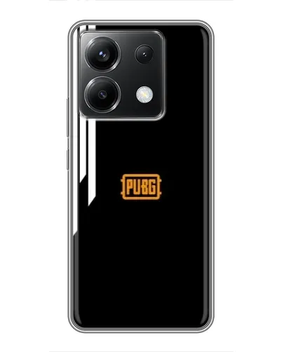 Чехол для Xiaomi POCO X6 5G с картинкой «PUBG — вертикальные линии»