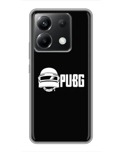 Чехол для Xiaomi POCO X6 5G с картинкой «PUBG — классический лого»