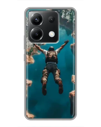 Чехол для Xiaomi POCO X6 5G с картинкой «PUBG — свободное падение»