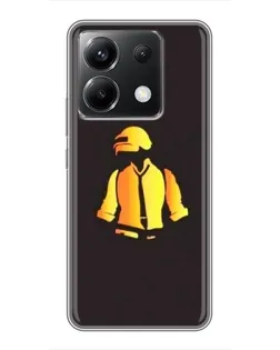Чехол для Xiaomi POCO X6 5G с картинкой «Winner Winner — PUBG»