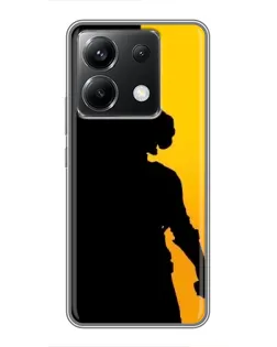 Чехол для Xiaomi POCO X6 5G с картинкой «Тень воина PUBG»