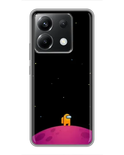 Чехол для Xiaomi POCO X6 5G с картинкой «Одинокий герой на планете»