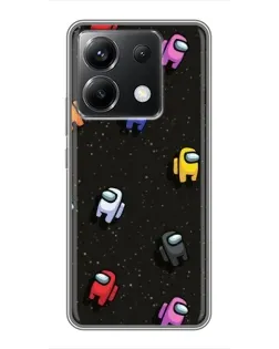 Чехол для Xiaomi POCO X6 5G с картинкой «Космический паттерн Among Us» Чехол для Xiaomi POCO X6 5G с картинкой «Космический паттерн Among Us»