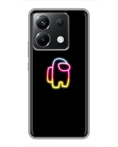 Чехол для Xiaomi POCO X6 5G с картинкой «Among Us градиент»
