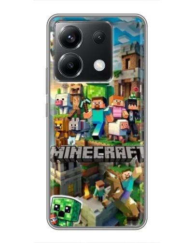 Чехол для Xiaomi POCO X6 5G с картинкой «Замок Minecraft» Чехол для Xiaomi POCO X6 5G с картинкой «Замок Minecraft»