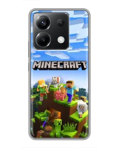 Чехол для Xiaomi POCO X6 5G с картинкой «Minecraft классический мир» Чехол для Xiaomi POCO X6 5G с картинкой «Minecraft классический мир»