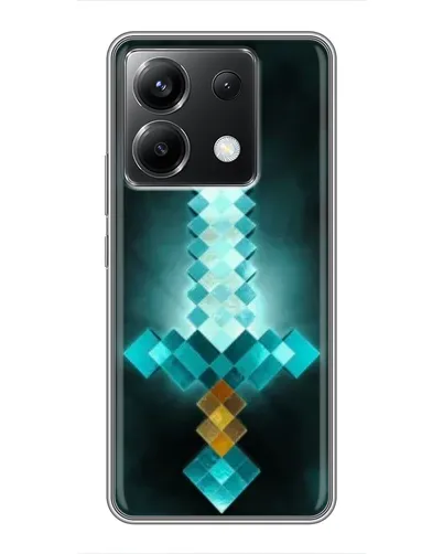 Чехол для Xiaomi POCO X6 5G с картинкой «Алмазный меч неон» Чехол для Xiaomi POCO X6 5G с картинкой «Алмазный меч неон»