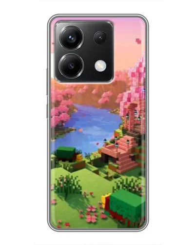Чехол для Xiaomi POCO X6 5G с картинкой «Розовое дерево Minecraft» Чехол для Xiaomi POCO X6 5G с картинкой «Розовое дерево Minecraft»