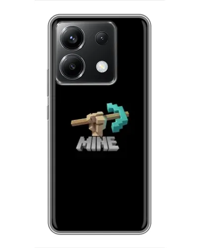 Чехол для Xiaomi POCO X6 5G с картинкой «Алмазная кирка» Чехол для Xiaomi POCO X6 5G с картинкой «Алмазная кирка»