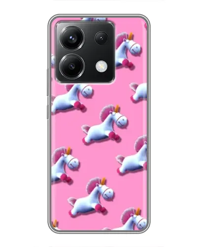 Чехол для Xiaomi POCO X6 5G с картинкой «Единороги на розовом» Чехол для Xiaomi POCO X6 5G с картинкой «Единороги на розовом»