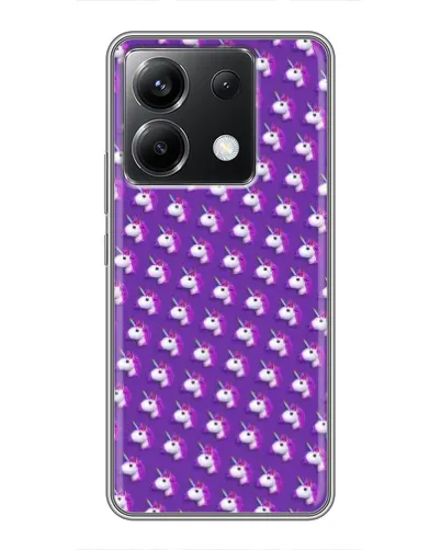 Чехол для Xiaomi POCO X6 5G с картинкой «Единороги на фиолетовом» Чехол для Xiaomi POCO X6 5G с картинкой «Единороги на фиолетовом»