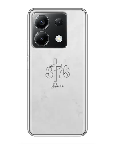 Чехол для Xiaomi POCO X6 5G с картинкой «Иоанна 3:16 Крест» Чехол для Xiaomi POCO X6 5G с картинкой «Иоанна 3:16 Крест»