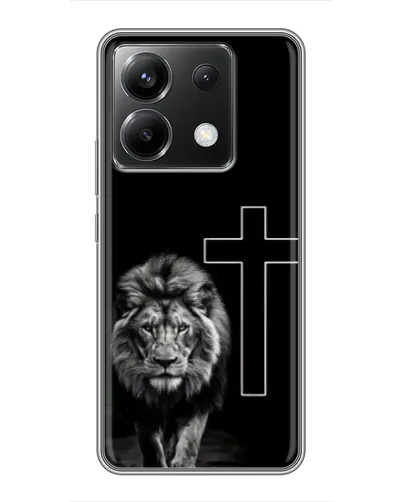 Чехол для Xiaomi POCO X6 5G с картинкой «Лев и Крест» Чехол для Xiaomi POCO X6 5G с картинкой «Лев и Крест»