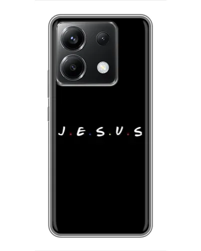 Чехол для Xiaomi POCO X6 5G с картинкой «Точки веры J.E.S.U.S.» Чехол для Xiaomi POCO X6 5G с картинкой «Точки веры J.E.S.U.S.»