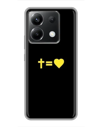 Чехол для Xiaomi POCO X6 5G с картинкой «Сердце и Крест» Чехол для Xiaomi POCO X6 5G с картинкой «Сердце и Крест»