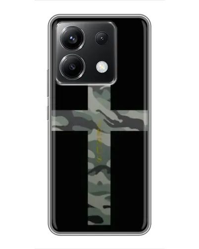 Чехол для Xiaomi POCO X6 5G с картинкой «Милитари Крест» Чехол для Xiaomi POCO X6 5G с картинкой «Милитари Крест»